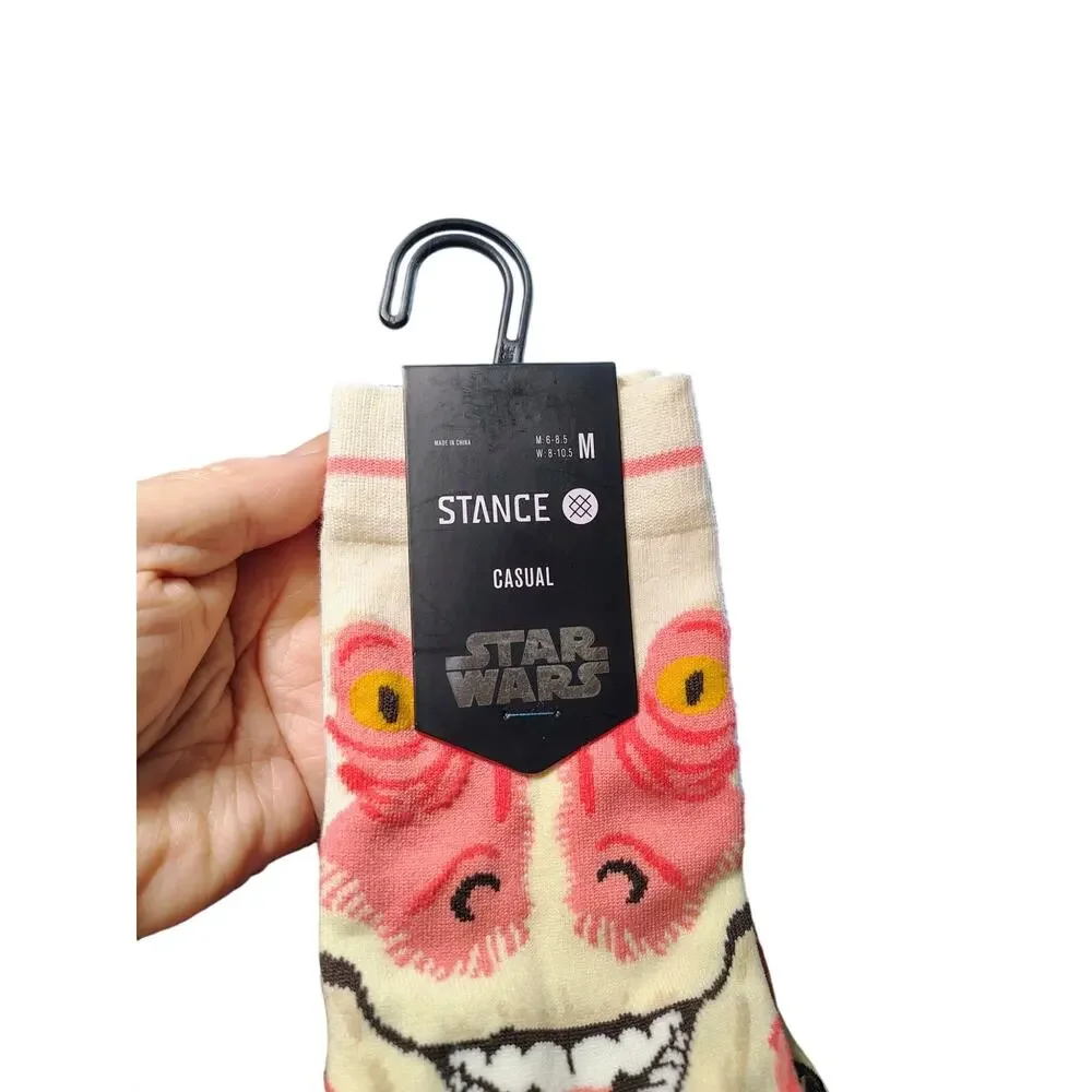 Stance Star Wars Jar Jar Crew Socks M NWT